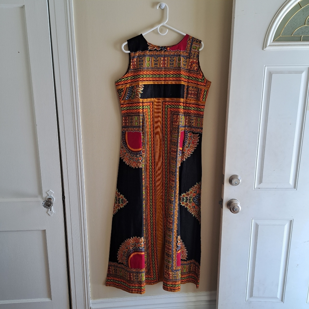 African Print XL dress